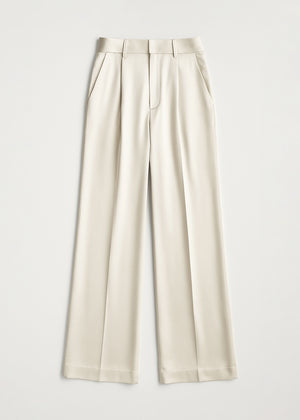 Pantalon Femme en Soie – Coupe Large Élégante et Confort Naturel
