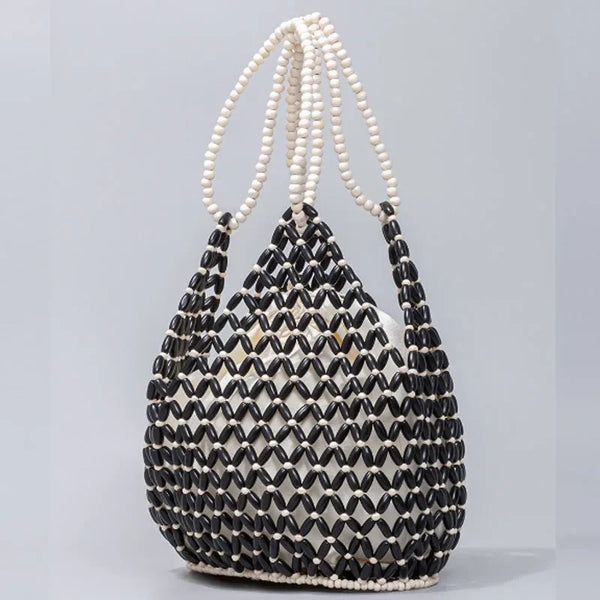 Sac Estival en Raphia Tressé – Élégance Naturelle & Chic Intemporel