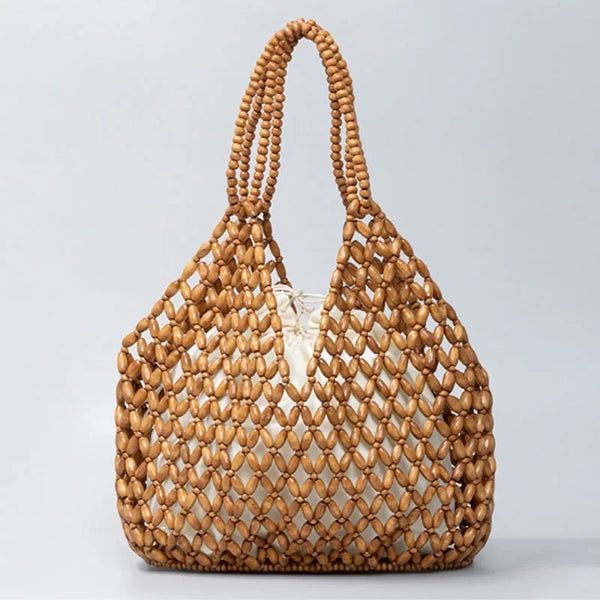 Sac Estival en Raphia Tressé – Élégance Naturelle & Chic Intemporel