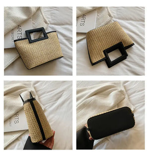 Sac Cabas Tissé Estival – Élégance Texturée en Édition Limitée