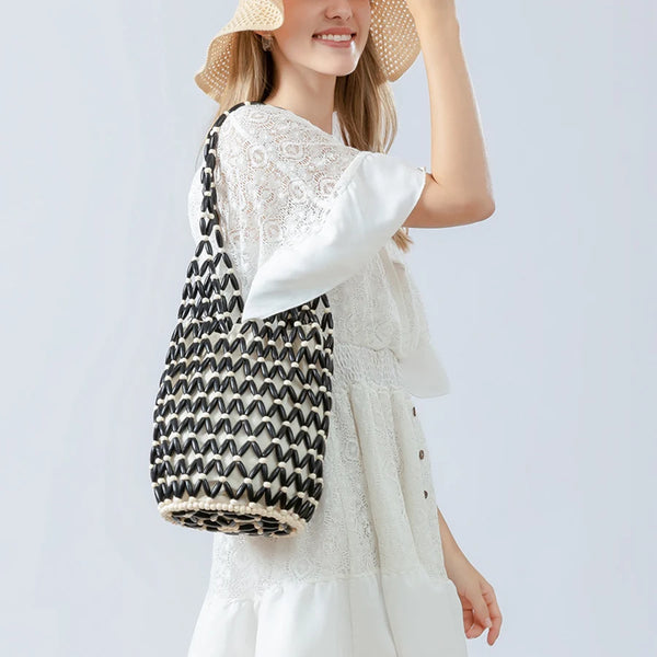Sac Seau Classique en Similicuir Grainé – Élégance Structurée & Détails Signature