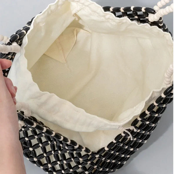 Sac Estival en Raphia Tressé – Élégance Naturelle & Chic Intemporel