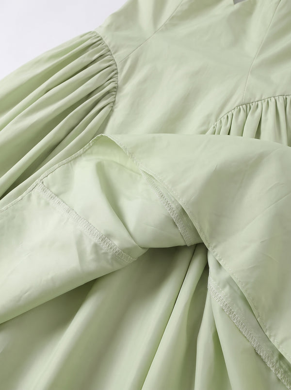 La Robe Céladon — Robe Halter Longue Plissée
