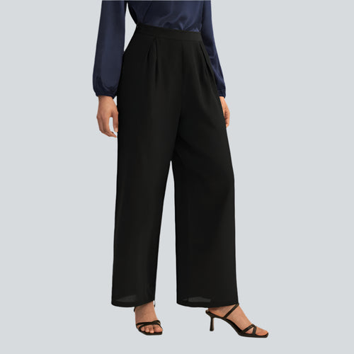Pantalon Large en Soie Pure – Légèreté et Élégance Incomparables