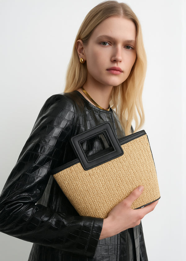 Sac Cabas Tissé Estival – Élégance Texturée en Édition Limitée