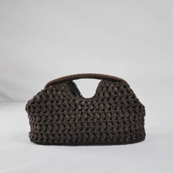 Sac Classique Tressé en Raphia – Élégance d’Été Réinventée