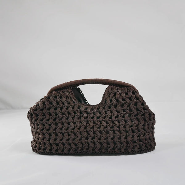 Sac Classique Tressé en Raphia – Élégance d’Été Réinventée