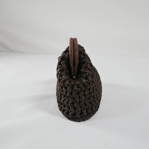 Sac Classique Tressé en Raphia – Élégance d’Été Réinventée