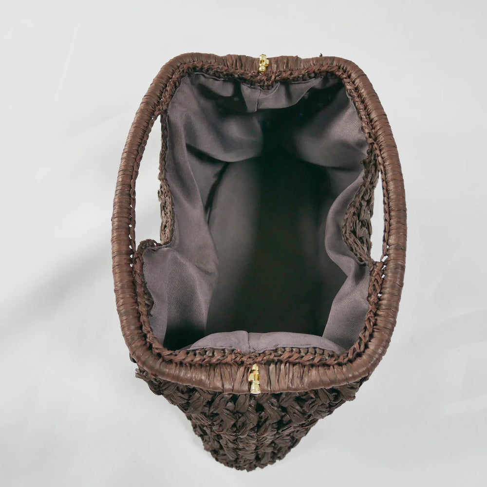 Le Sac Raphia — Cabas Tressé Raphia Naturel