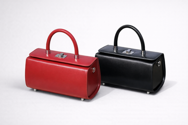 Sac à main femme structuré en cuir lisse – Design élégant